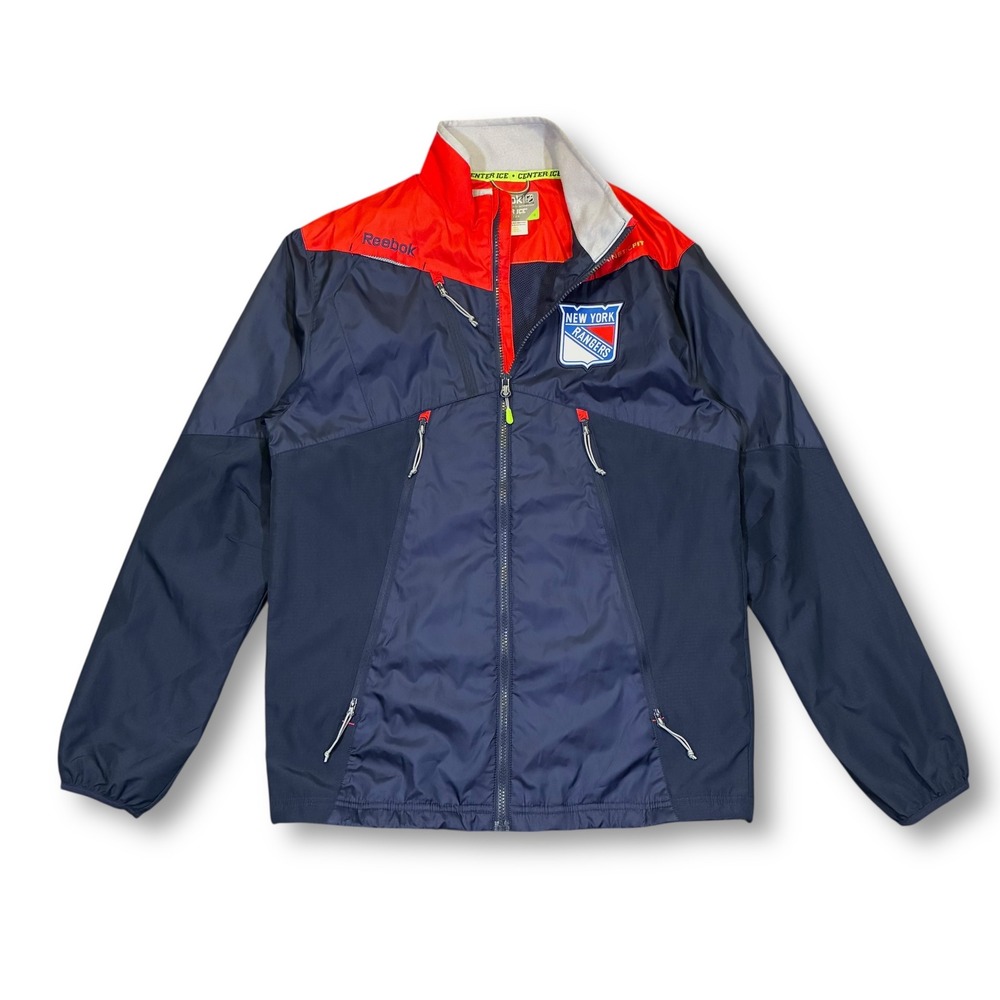 Reebok New York‎ Rangers NHL Hockey Jacket Full Zip Mens Small